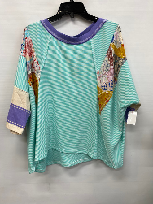 Vist Large View of Product Image Which is Used Easel Short Sleeve Top S-4/6