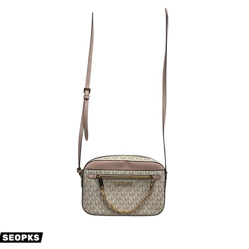 Vist Large View of Product Image Which is Used Michael Michael Kors Small Leather Handbag