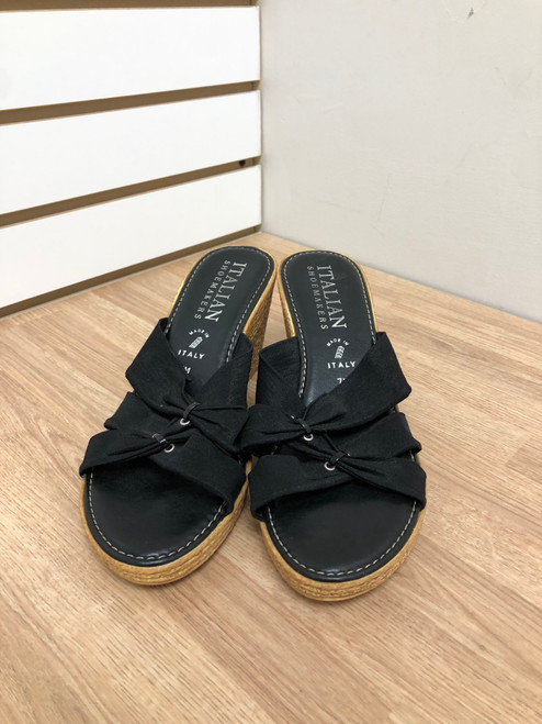 Vist Large View of Product Image Which is Used Italian Shoemakers Wedge Sandals 7
