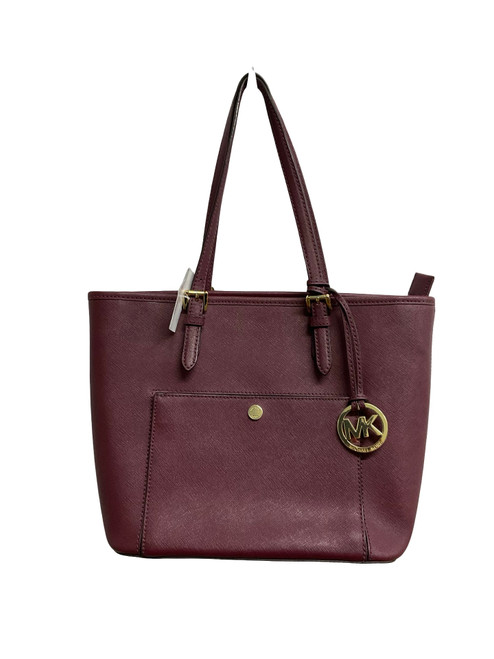 Vist Large View of Product Image Which is Used Michael Michael Kors Large Leather Handbag