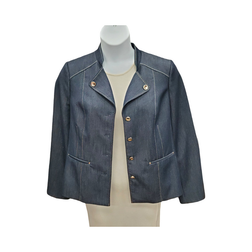Vist Large View of Product Image Which is Used Laura Denim Jacket L-12/14