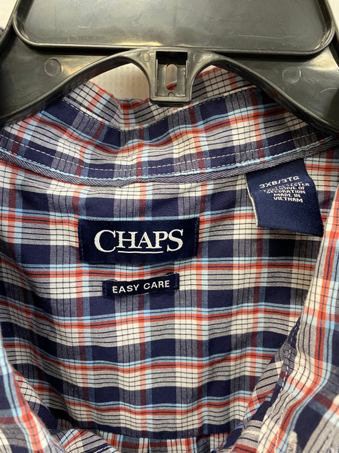 Vist Large View of Product Image Which is Used Chaps Mens Short Sleeve Top 3X/19-19.5