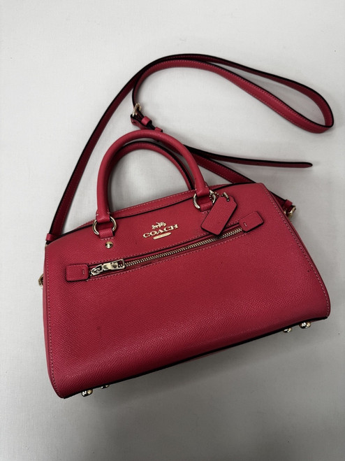 Vist Large View of Product Image Which is Used Coach Large Leather Handbag