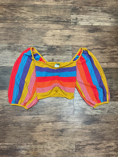 Vist Large View of Product Image Which is Farm Rio Used Unbranded Short Sleeve Top M-8/10