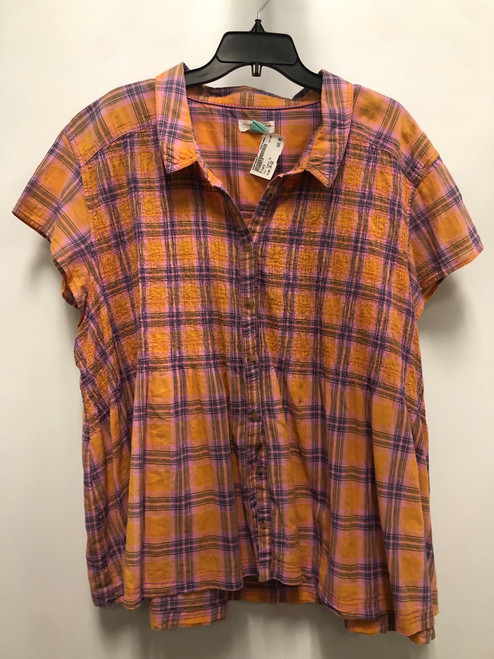 Vist Large View of Product Image Which is Used Pilcro Short Sleeve Top 3X-22
