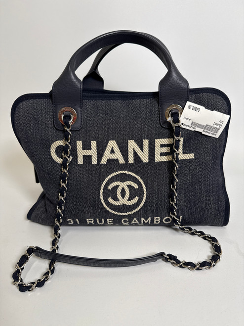 Vist Large View of Product Image Which is Used Chanel Denim Handbag