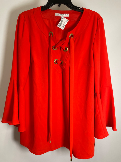 Vist Large View of Product Image Which is Used Trina Turk Long Sleeve Top M-8/10