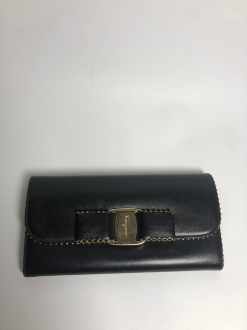 Vist Large View of Product Image Which is Used Salvatore Ferragamo Leather Wallet
