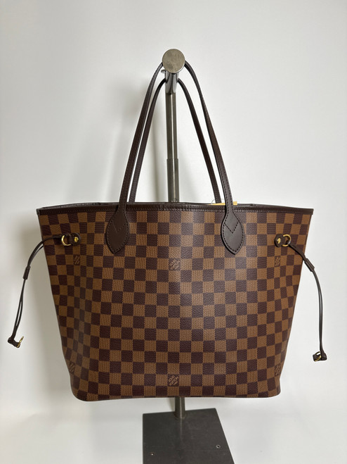 Vist Large View of Product Image Which is Used Louis Vuitton Neverfull Damier Ebene