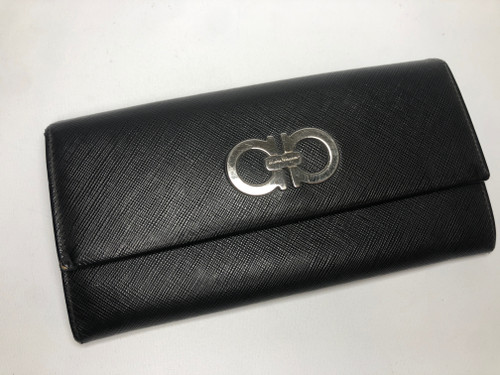 Vist Large View of Product Image Which is Used Ferragamo Leather Wallet