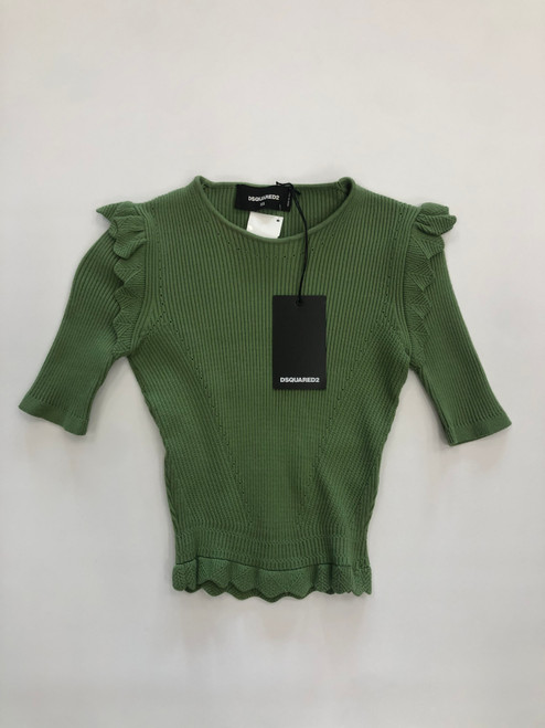 Vist Large View of Product Image Which is Used DSQUARED Short Sleeve Top XS-0/2
