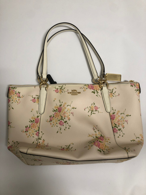 Vist Large View of Product Image Which is Used Coach Floral Bag