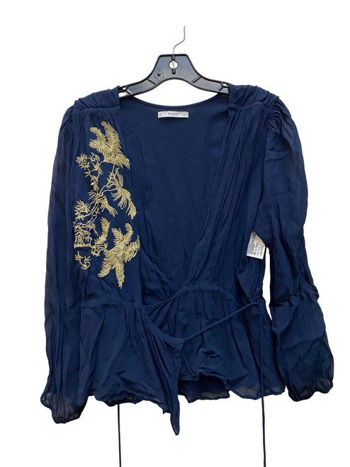 Vist Large View of Product Image Which is Used MNG by Mango Long Sleeve Top S-4/6