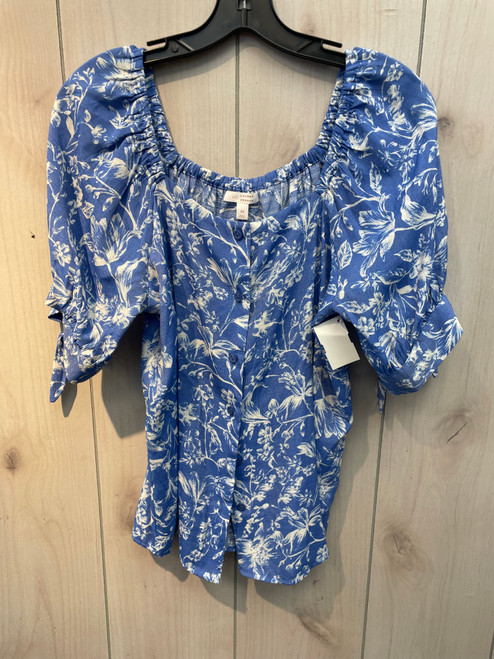 Vist Large View of Product Image Which is Used LC Lauren Conrad Short Sleeve Top M-8/10