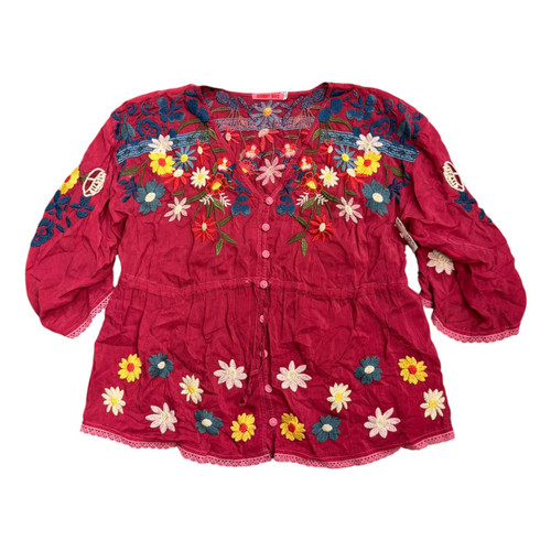 Vist Large View of Product Image Which is Used Johnny Was Short Sleeve Top XS-0/2