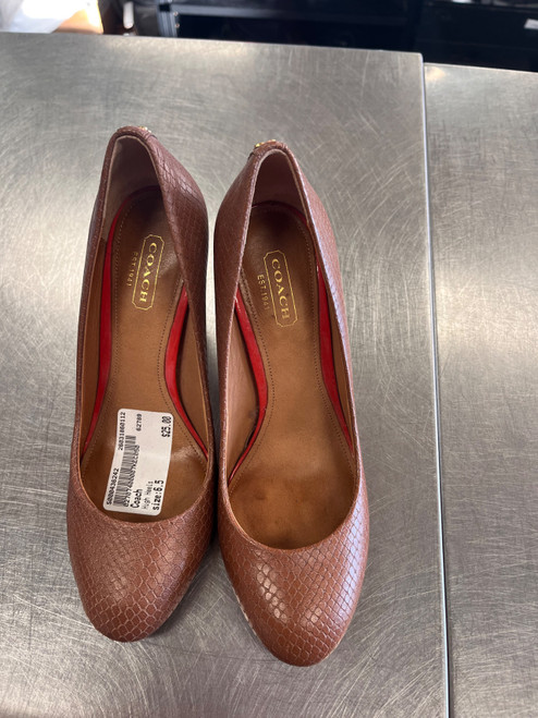 Vist Large View of Product Image Which is Used Coach High Heels 6.5