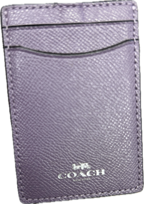 Vist Large View of Product Image Which is Used Coach Leather Wristlet