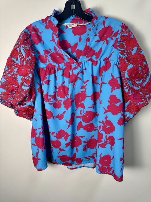 Vist Large View of Product Image Which is Used Umgee Short Sleeve Top S-4/6