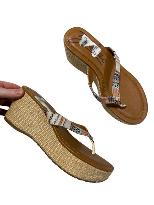 Vist Large View of Product Image Which is Used Unbranded Wedge Sandals 9