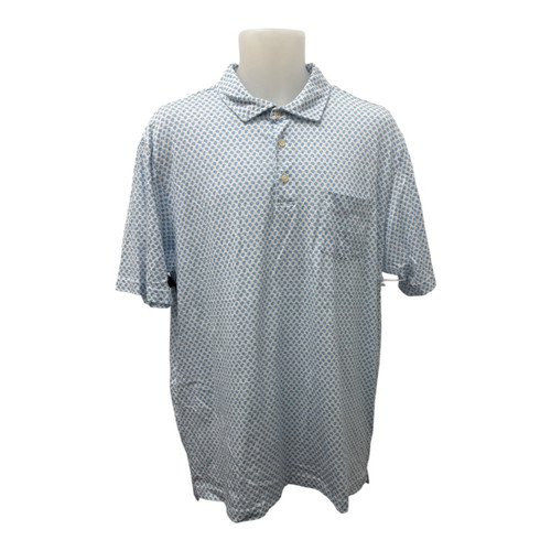 Vist Large View of Product Image Which is Used Peter Millar Mens Short Sleeve Top L/16-16.5