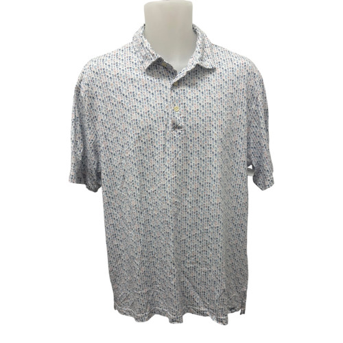 Vist Large View of Product Image Which is Used Peter Millar Mens Short Sleeve Top L/16-16.5
