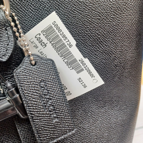 Vist Large View of Product Image Which is Used Coach Large Leather Handbag