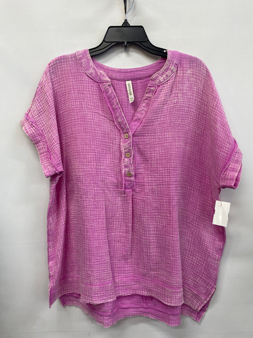 Vist Large View of Product Image Which is Used Zenana Short Sleeve Top M-8/10