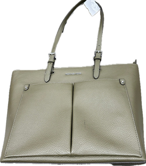 Vist Large View of Product Image Which is Used Michael Michael Kors Large Leather Handbag