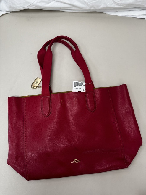Vist Large View of Product Image Which is Used Coach Large Leather Handbag