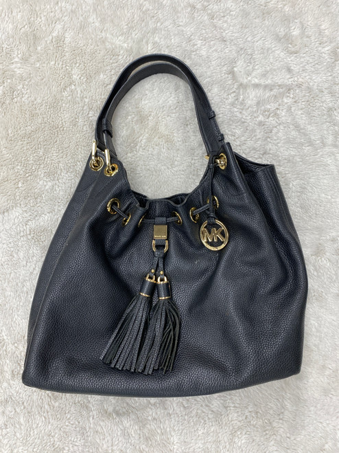 Vist Large View of Product Image Which is Used Michael Michael Kors Large Leather Handbag