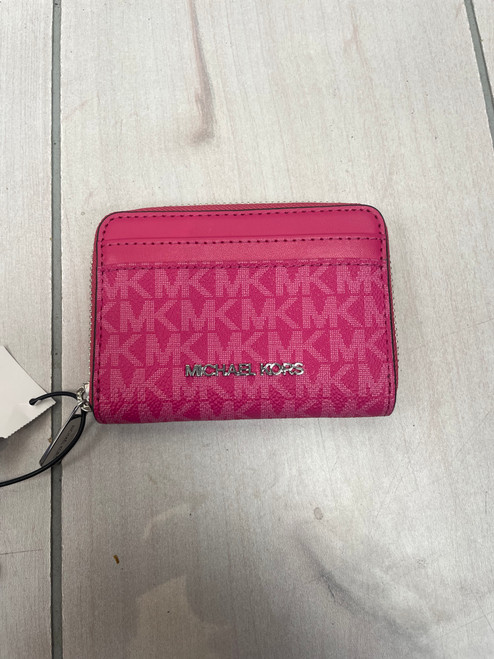 Vist Large View of Product Image Which is Used Michael Michael Kors Leather Wallet