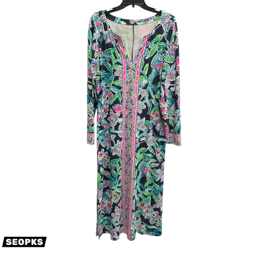 Vist Large View of Product Image Which is Used Lilly Pulitzer Long Dress F XL-16