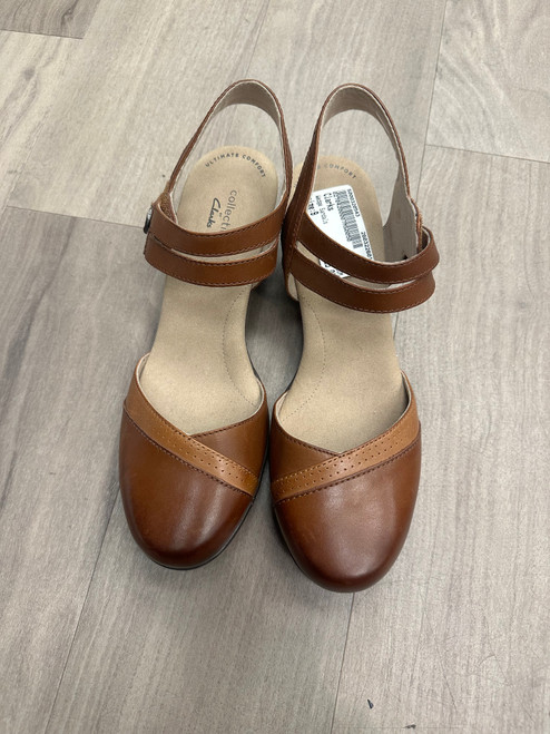 Vist Large View of Product Image Which is Used Clarks Wedge Sandals 9