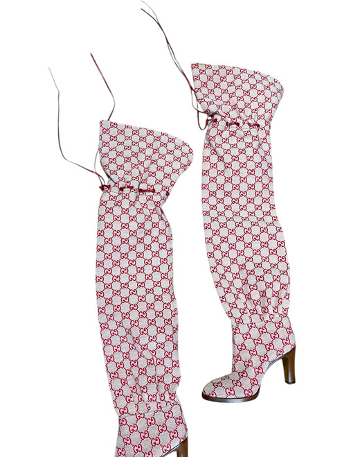 Vist Large View of Product Image Which is Used Gucci Tall Boots 5