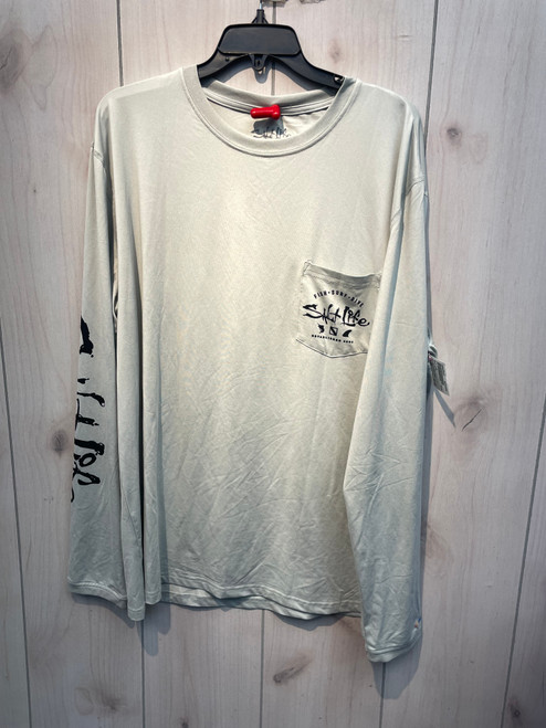 Vist Large View of Product Image Which is Used Salt Life Mens Active Long Sleeve XXL