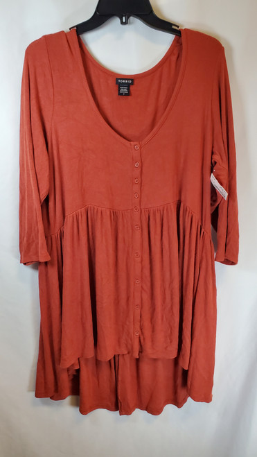 Vist Large View of Product Image Which is Used Torrid Long Sleeve T-Shirt 2X-20
