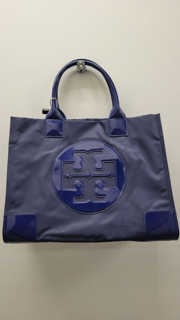 Vist Large View of Product Image Which is Used Blue Tory Burch Large Handbag