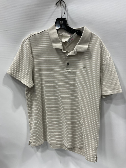 Vist Large View of Product Image Which is Used Calvin Klein Mens Short Sleeve Top L/16-16.5
