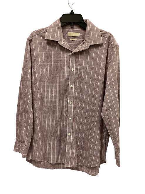 Vist Large View of Product Image Which is Used Michael Michael Kors Mens Long Sleeve Top L/16-16.5