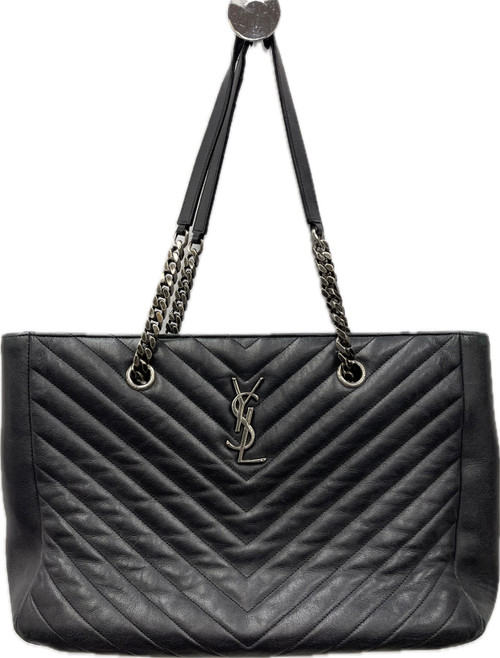 Vist Large View of Product Image Which is Used Yves Saint-Laurent Xlarge Leather Handbag as is