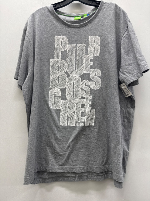 Vist Large View of Product Image Which is Used Grey Hugo Boss Mens Short Sleeve Top 3X/19-19.5