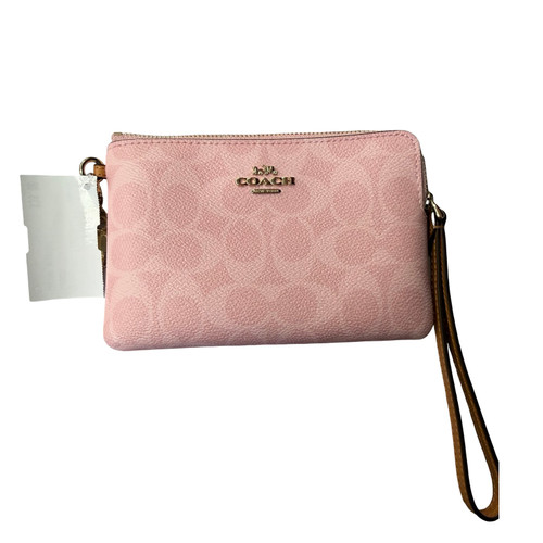 Vist Large View of Product Image Which is Used Coach Leather Wristlet