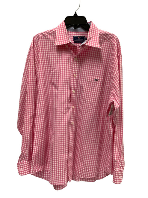 Vist Large View of Product Image Which is Used Vineyard Vines Mens Long Sleeve Top XL/17-17.5