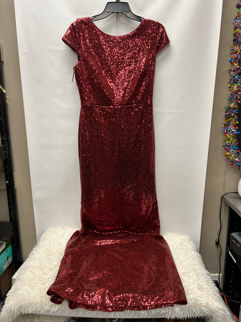 Vist Large View of Product Image Which is Used Leyvas Long Special Occ Dress L-12/14