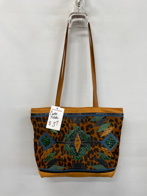 Vist Large View of Product Image Which is Used Unbranded Large Leather Handbag