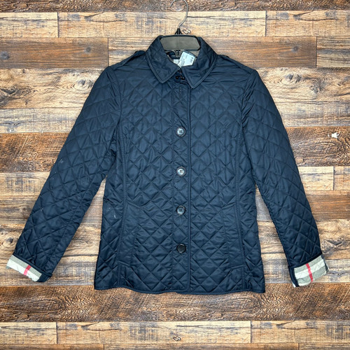 Vist Large View of Product Image Which is Used AS IS Burberry Short Light Jacket XS-0/2