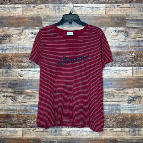 Vist Large View of Product Image Which is Used Saint Laurent Mens Short Sleeve Top L/16-16.5