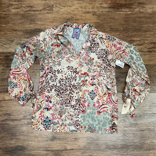 Vist Large View of Product Image Which is Used Johnny Was Long Sleeve Top XS-0/2