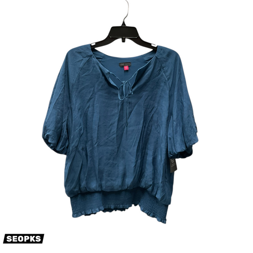 Vist Large View of Product Image Which is Used Vince Camuto Short Sleeve Top 2X-20