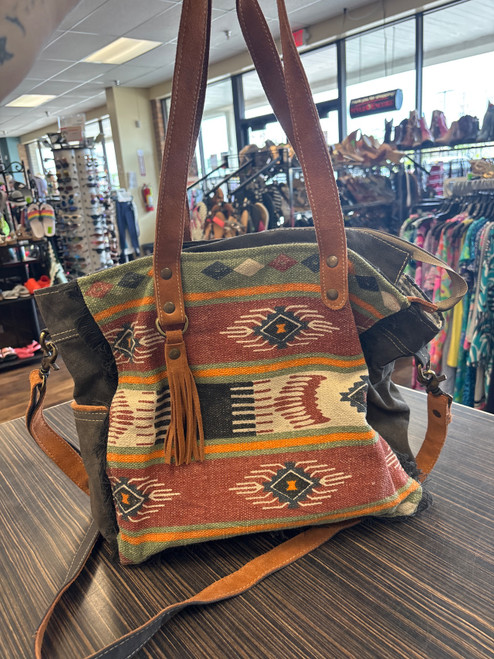 Vist Large View of Product Image Which is Used Aztec Large Handbag